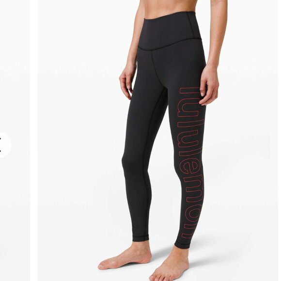 Lululemon Wunder Under High Rise Tight 28" Everlux *Lunar New Year Black- Size 4 - Picture 5 of 5